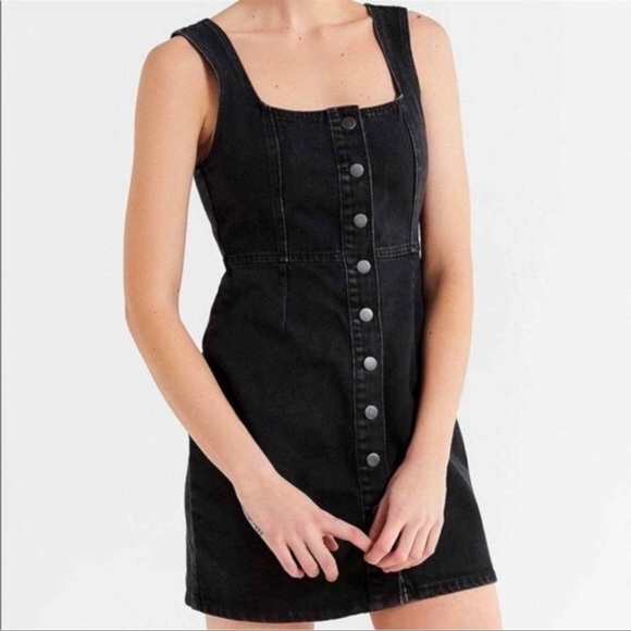 Urban Outfitters Dresses & Skirts - Urban Outfitters Black Denim Mini Dress